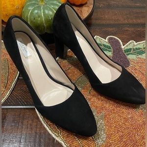 NWOT Cole Haan Suede Black 3” Heels Pumps Size 9.5 Career Offiice Classic